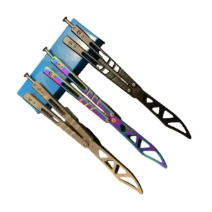 Butterfly knife training tool stainless steel outdoor tool JL-64 unsharpened,Vlindermes trainer